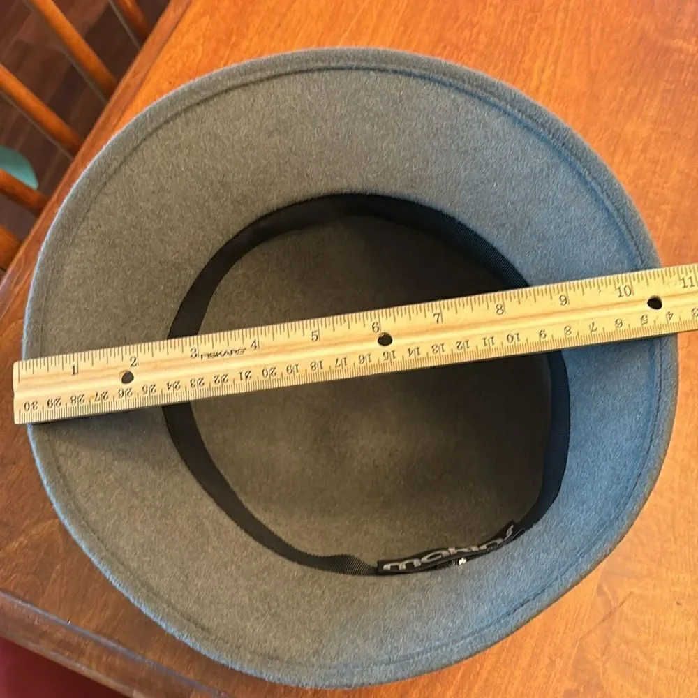 Vintage Makins New York Gray Wool Hat